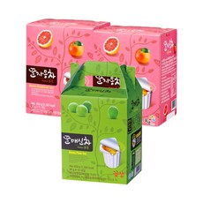 꽃샘 꿀자몽차 포션 2P +꿀매실차 포션 1P