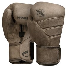 HAYABUSA 真皮拳套 復古棕 專業拳擊訓練保護 舒適透氣, 1個, 12oz