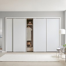 [보루네오] 붙박이장 슬라이딩 여닫이 안방 거실 스타일러 슬라이드 미닫이 8자 9자 10자 11자 12자 13자, 02.네오슬라이딩-화이트 30cm