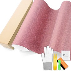 핑크 울트라 다이아몬드 글리터 매트 스파클 비닐 랩 자동차 스티커 데칼 필름 시트 기포 방지 공기 방출 기술 도구 세트 4.9 x 1.2m1.6 4피트 193820, 1.6FTx4FT