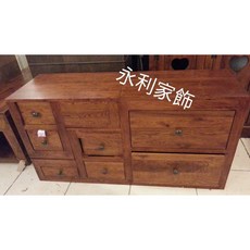 全實木萬用收納櫃(可當玄關隔間櫃) 免組裝