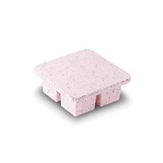 W&P 피크 아이스 워크 엑스트라 라지 큐브 트레이 4구 얼음틀, Speckled Pink