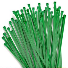 Aroono 20피스 그린 나일론 지퍼 타이 튼튼한 40.6cm(16인치) 자동 잠금 케이블 - 18.1kg(40파운드) 인장 강도 실외 사용 집 울타리 녹색 식물에 이상, 20