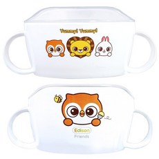 에디슨 국산 프렌즈 스스로 스몰 볼, 화이트, 2개