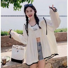 防曬衣 外套 防曬衣外套女薄款2024新款夏季設計感網紅百搭透氣寬松休閑防曬服