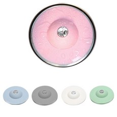 유유성안 원터치 머리카락 방지 배수구 덮개 트랩 욕조, 화이트 1개