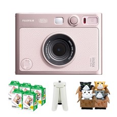 인스탁스 미니에보 EVO 즉석카메라 젠틀로즈+필름100장+선물SET, 1개, 미니에보 젠틀로즈+필름100장