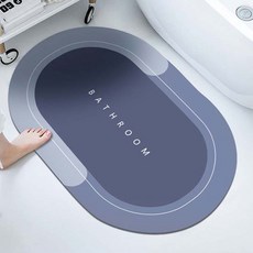 발매트 논슬립 욕실 미끄럼방지, 블루