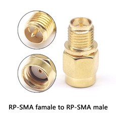 1/5/10/100PCS 모든 황동 1PC SMA SMA 남성 여성 금도금 RP SMA 남성 RP SMA 암 커넥터 RF 어댑터 스트레이트 벤트 L/T, 1pcs, RP SMA J to RP SMA K 1