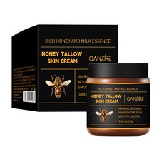QANZIRE 蜂蜜牛脂護膚膏 改善乾燥肌膚, 1個, 買即默認免責聲明且需承擔責任）