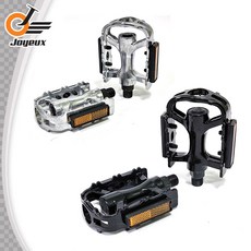 보급형 알루미늄 MTB 자전거 페달 좌우한세트, 1세트, 실버