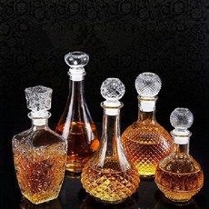 위스키 디캔터 양주 글라스 보드카 고급 술병 용기 SX-2 라운드 볼 500ml, SX-7 플레인 500ml