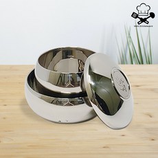 우승주방 국산 스텐 이중 옥식기 밥그릇 국그릇 세트, 1. 핸디 이중 옥식기 중(광), 1개