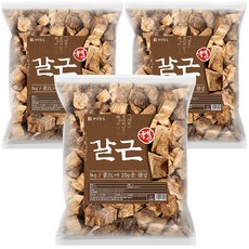 건강중심 국산 갈근 1kg 칡 뿌리 건칡, 3개