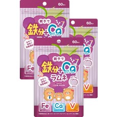 B1 B2 B6 B12 C [부모와 자식으로 먹을 수 있다]철분 라무네 사프리 아이 칼슘, 1개