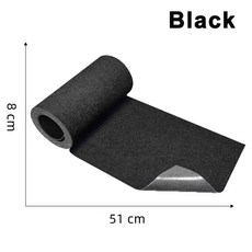 1/5Pcs 청바지 데님 패치 내부 외부 진 아이언 8x50cm(3 "x20") 천 구멍 수리를위한 코튼 수리, 1PC-Black