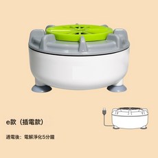 新款升級轉轉果蔬淨化器洗菜神器食材清洗機除菌除農殘自動洗菜機, 1個, E款插電款(除菌淨化)