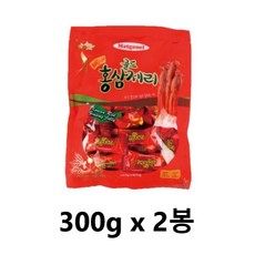 사랑주는쇼핑몰 맛고을 골드홍삼제리 300g x 2봉, 2개