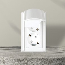 전기 콘센트 커버 덮개형 세로 타입 화이트 AJBATH 1(개)