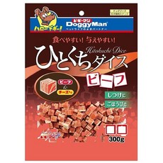 DoggyMan 多格漫 牛肉風味塊狗零食, 牛肉風味, 300g, 1包