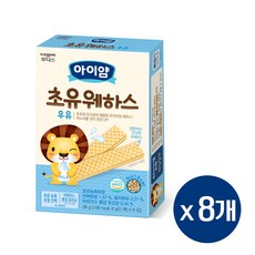 일동후디스 아이얌 초유웨하스, 우유, 36g, 8개
