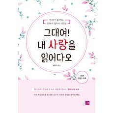 그대여! 내 사랑을 읽어다오:한국인이 좋아하는 20세기 영미시 100선, 밥북, 심우기 저