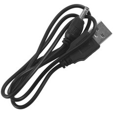 USB - 3.5mm 배럴 잭 5V DC 전원 케이블, 1개