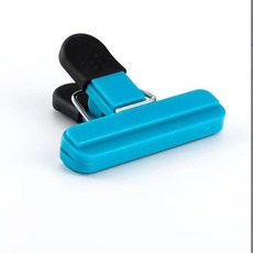 保鮮小包裝食品夾食品封口夾環保零食簡約寢室防潮家用密封防受潮, 1個, 多功能食物封口夾-藍色-小號-1個