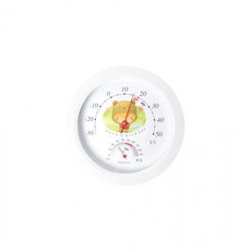 곰돌이 온습도계 그린 온습도측정 벽걸이형, 단일상품1, 1개
