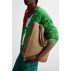 [국내발송] ZARA 남성 꼬임 토트백 - 라이트 베이지 357713