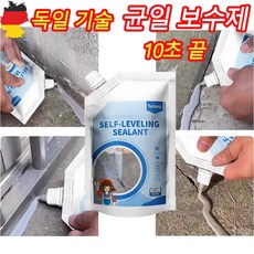 [독일 기술] 1/1+1 속건 고탄력 균열 보수제 지붕 바닥 욕실 벽 틈새 몰탈 시멘트 접착제400ml, 그레이, 1개