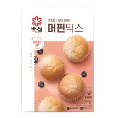 백설 머핀믹스, 1개, 500g