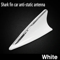 자동차 상어 핀 안테나 탄소 섬유 스즈키 비타라 스위프트 이그니스 SX4 발레노 에르티가 알토 그랜드 비, 04 white
