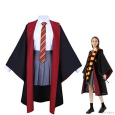 桃園出貨 哈利波特魔法袍環球影城萬聖節cos服全套男女同款