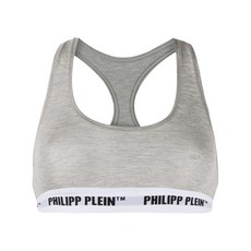 필립플레인 로고 밴드 스포츠 브라