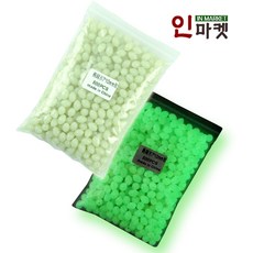 씨타임 야광구슬(500개입) 원형 타원형 말랑 단단 낚시 자작채비, 원형말랑구슬8mm 500개입, 1개