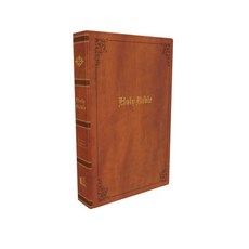 Kjv Thinline Large Print Bible Vintage Series Leathersoft Tan Red Letter Comfort Print: Holy B... Imitation Leather, Thomas Nelson, English, 9780785241928