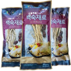 통황기 삼계탕재료 티백 국산 황기 대추 한약재 백숙재료, 3개, 100g