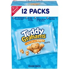 테디 그레이엄 허니 그레이엄 스낵 12개 스낵 팩 TEDDY GRAHAMS Honey Graham Snacks 12 s Snack Packs