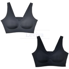 레비바 노와이어 심리스 스포츠 브라 베이직