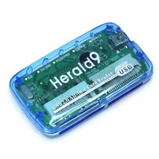 멀티리더기 마이크로 SD CF MS TF USB 카드리더기, 1개