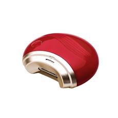 新款電動指甲刀靜音成人美甲器可充電修甲磨甲器自動指甲剪, 1個, 紅色:如圖