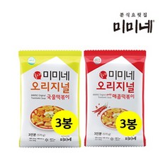 [미미네] 오리지널 국물떡볶이 3봉 + 매콤한맛 국물떡볶이 3봉 (총18인분), 1개, 520g