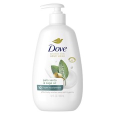 도브 어드밴스드 케어 핸드 워시 팔로 산토 & 세이지 오일, 1개, 355ml