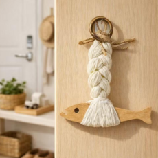 액막이 명태 현관 인테리어 개업 집들이 선물, 브라운