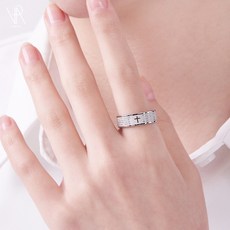 VARAM 써지컬316L스틸 6mm 레터링 주기도문 성경 교회반지