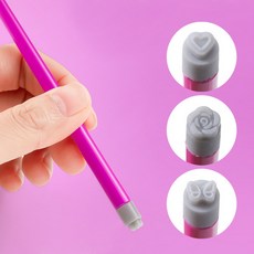 스탬프 실리콘 툴 네일아트 도장아트 택1, 1개, 1 하트