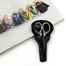 마미쏘잉/ 미니가죽 가위케이스/수예용 바느질용품 부자재, 블랙