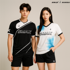 스맥스코리아 남성 여성 기능성 스판 반팔 티셔츠 SMT-010 011