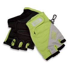 SNOW TRAVEL AH-13 德國COLDTACK單車半指手套-台灣製防震止滑, 綠色